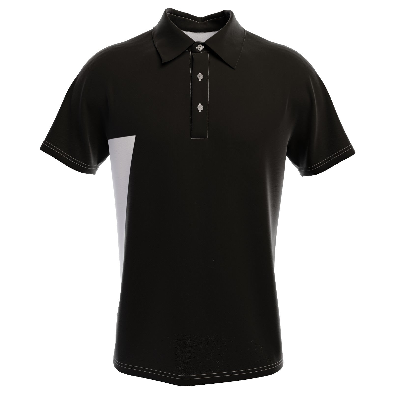 Melns polo krekls ar īsām piedurknēm Izaugsme Apdzīvotas vietas