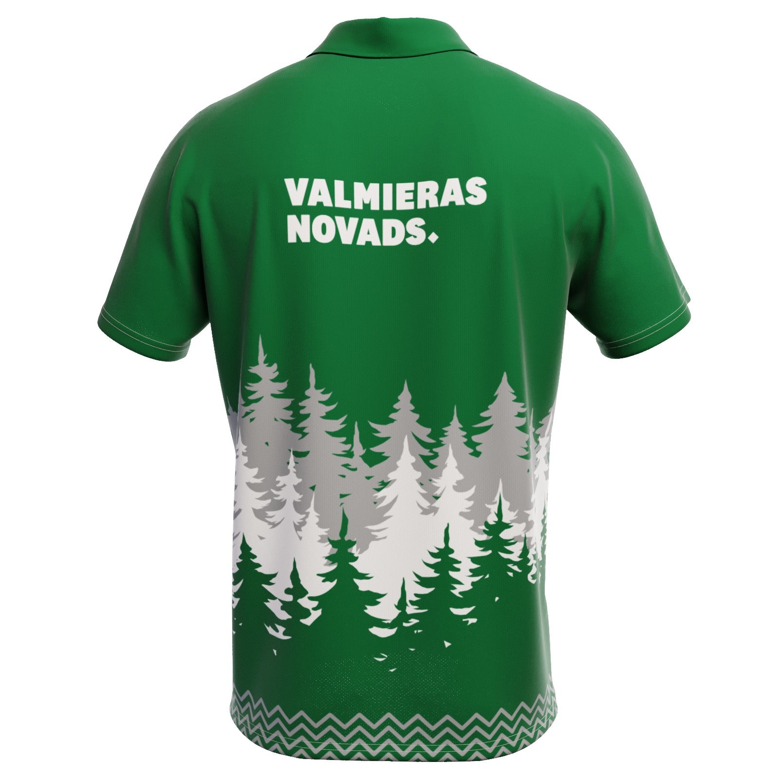 Zaļš polo krekls ar īsām piedurknēm Mežājs