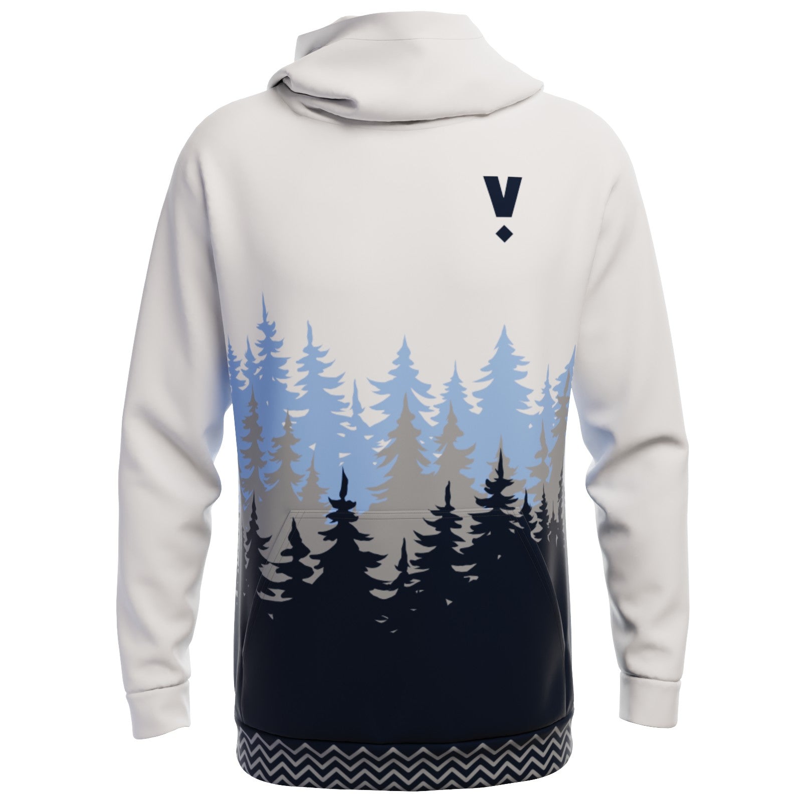 Balts džemperis ar kapuci Sils Izaugsmes Medaļa