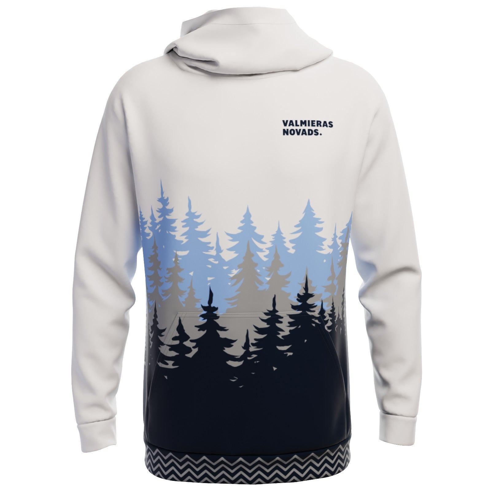 Balts džemperis ar kapuci Sils Apdzīvotas vietas