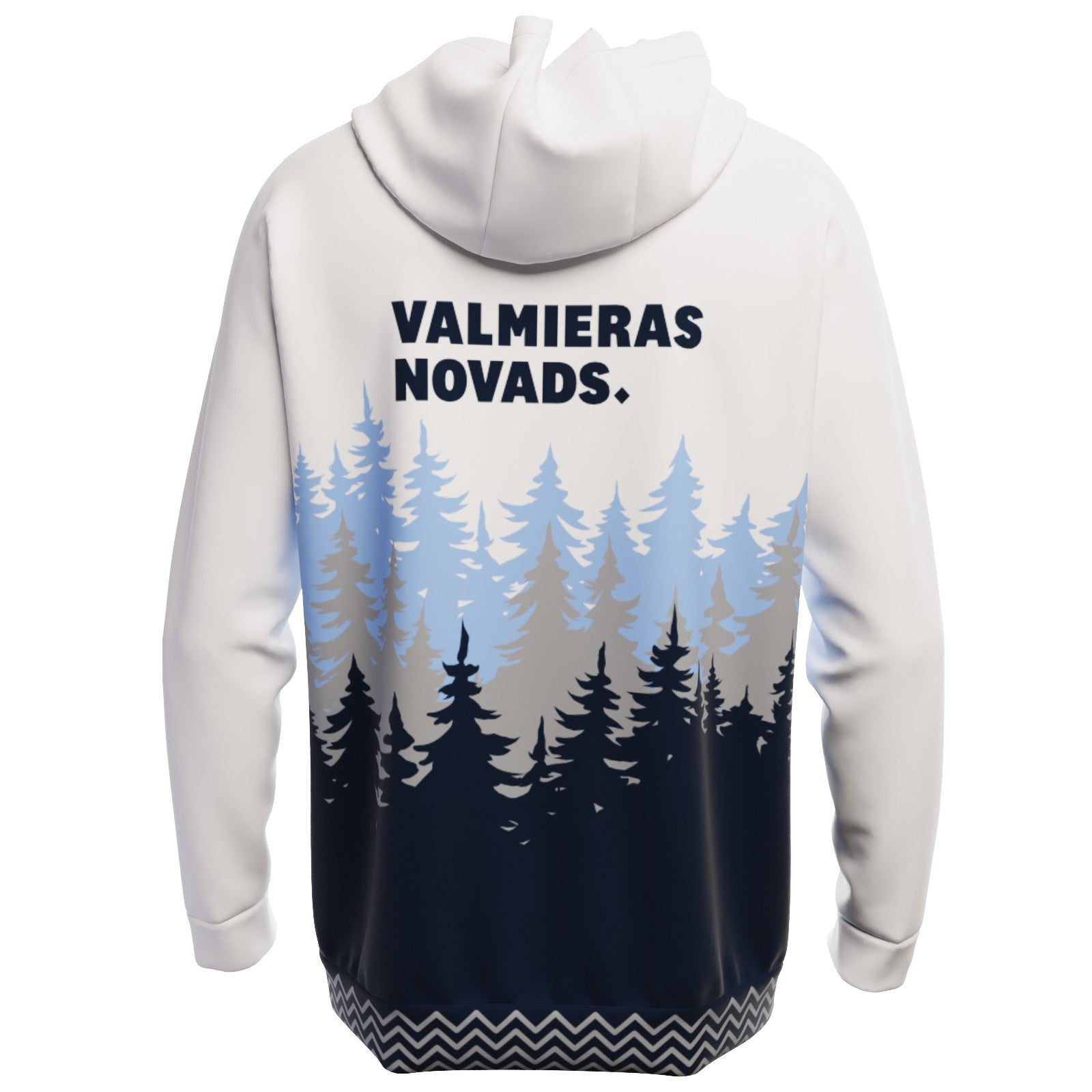 Balts džemperis ar kapuci Sils Apdzīvotas vietas