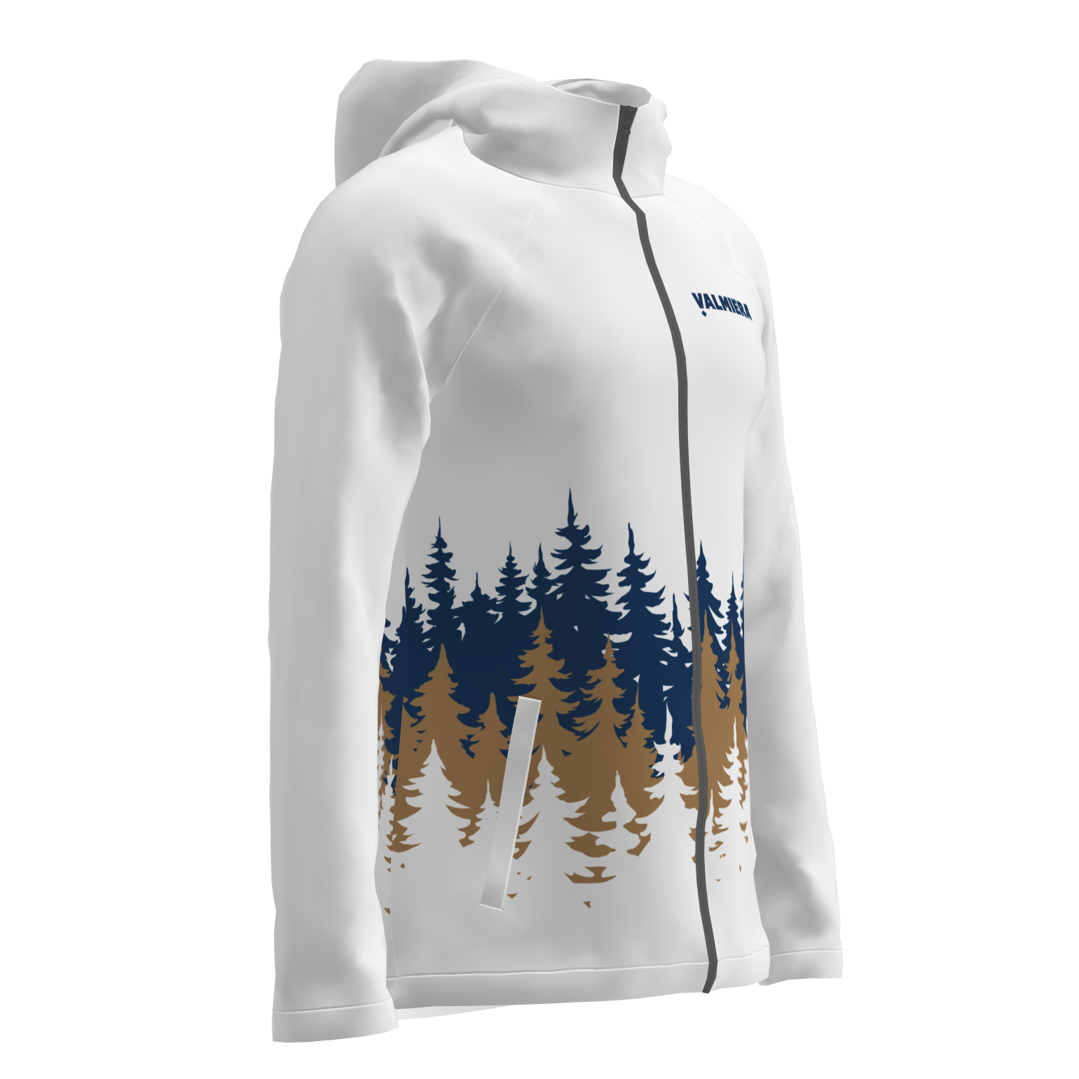 Silta treniņjaka ar kapuci Valmieras Putriņu mežs