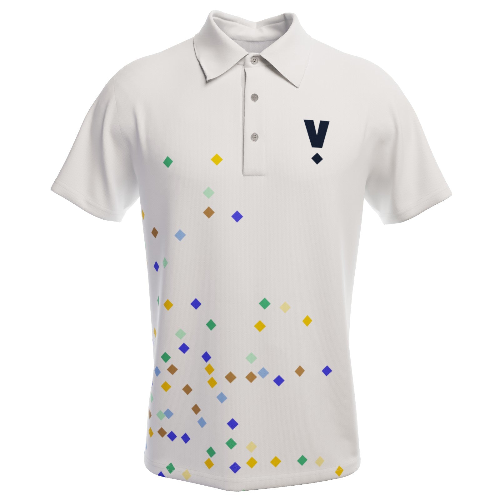 Balts polo krekls ar īsām piedurknēm Dinamika