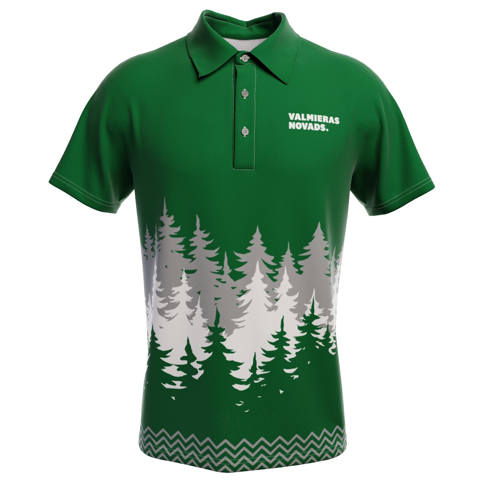 Zaļš polo krekls ar īsām piedurknēm Mežājs Apdzīvotas vietas