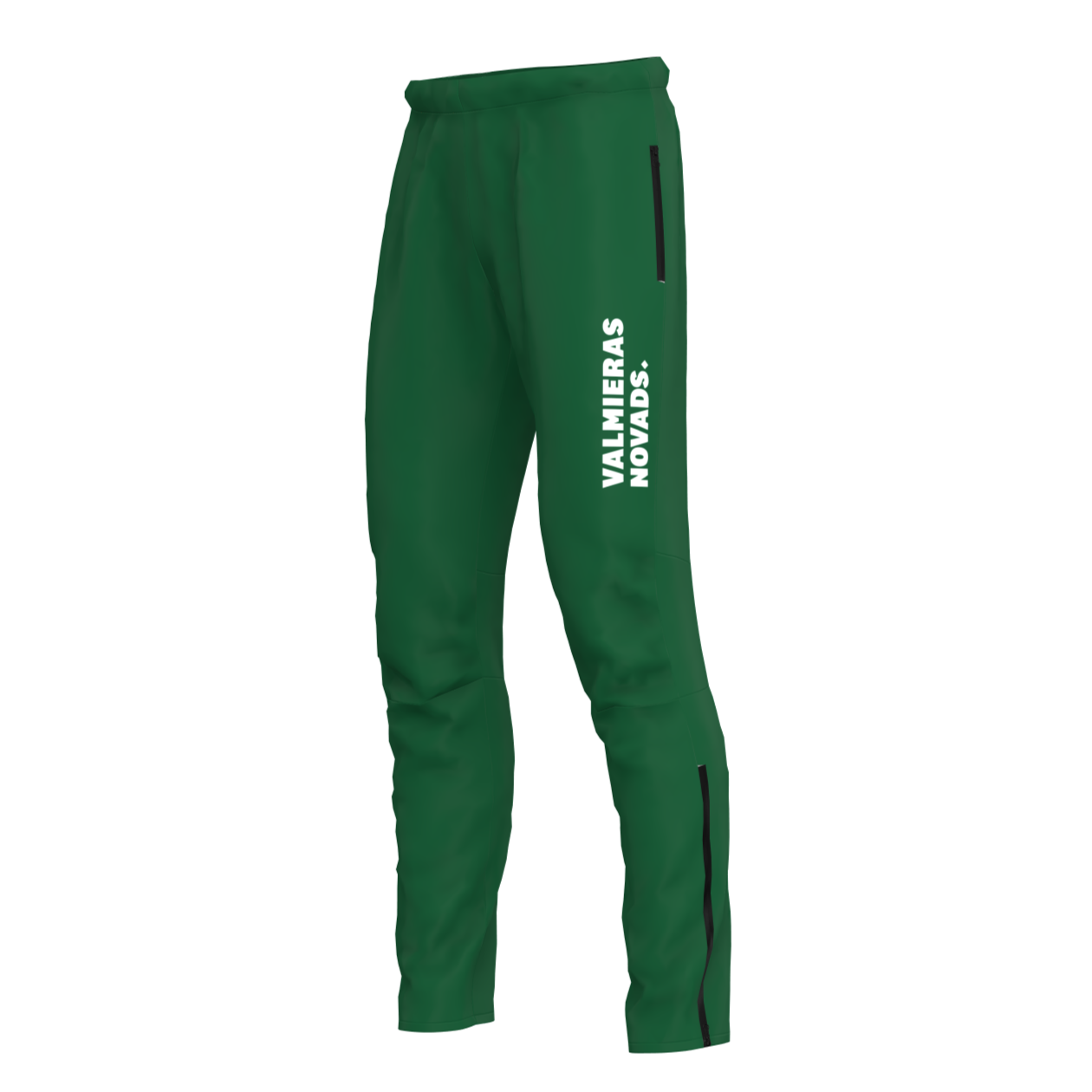 Zaļas treniņbikses ar sānu kabatām Mežājs