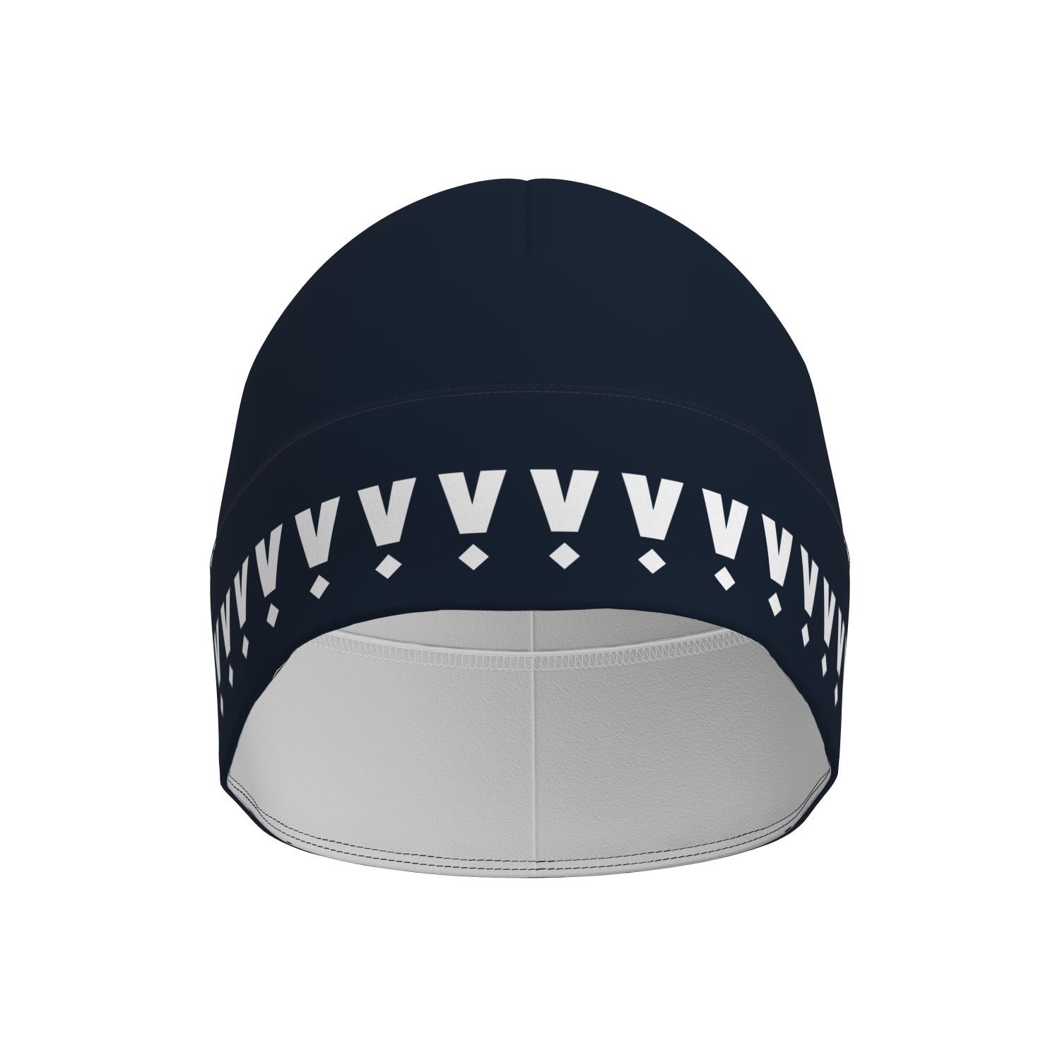 Tumši zila, silta un pieguļoša cepure Izaugsme