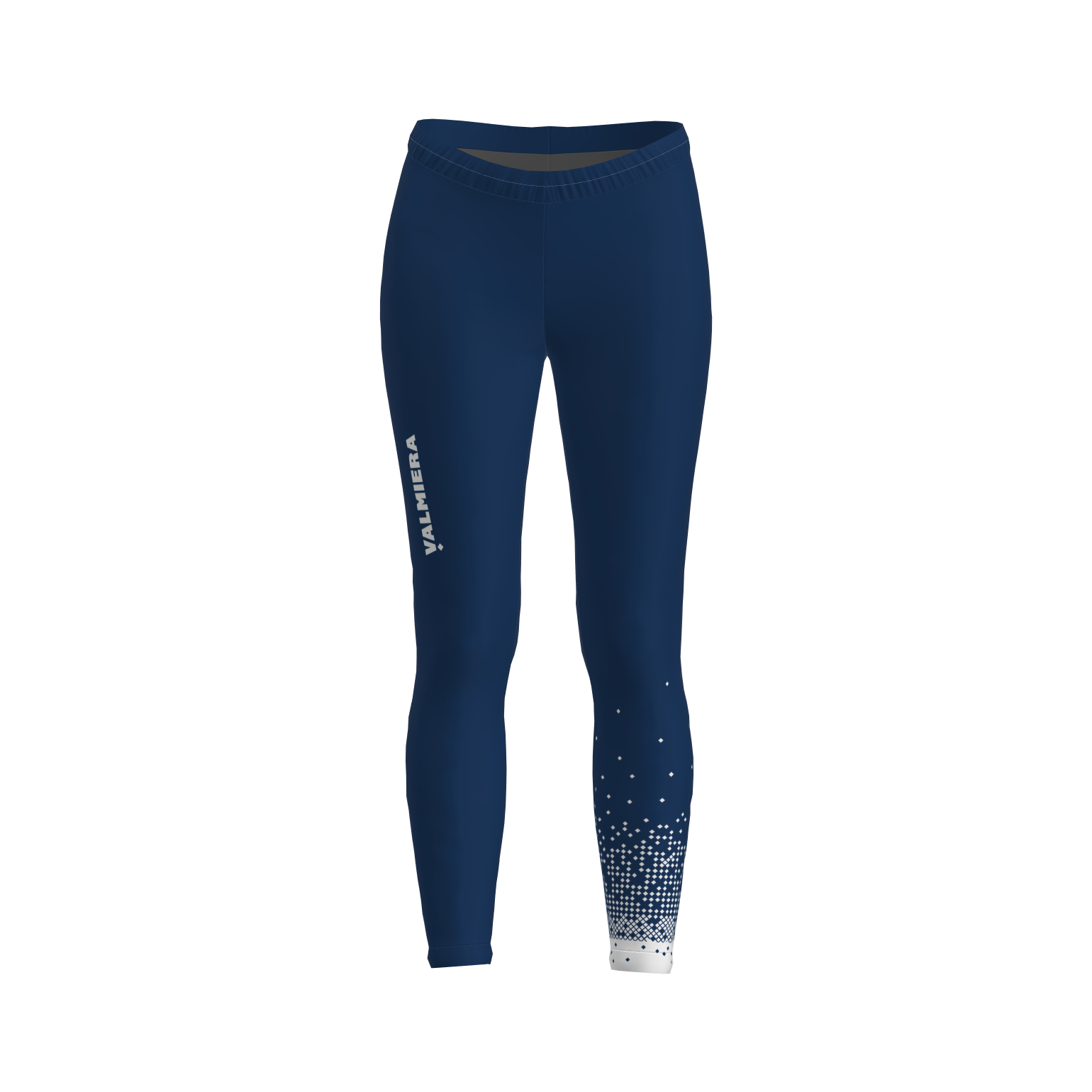 Zilas pieguļošas vieglatlētikas bikses VSS